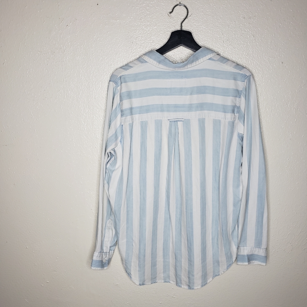 Rails Uli Lace Up Block Stripe Top - image 7